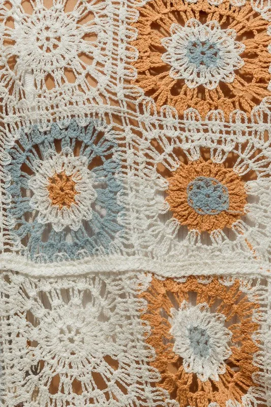 Artisanal Allure Collared Crochet Top