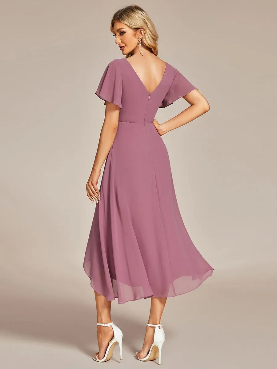 Beautiful Chiffon Dress for Wedding Guests
