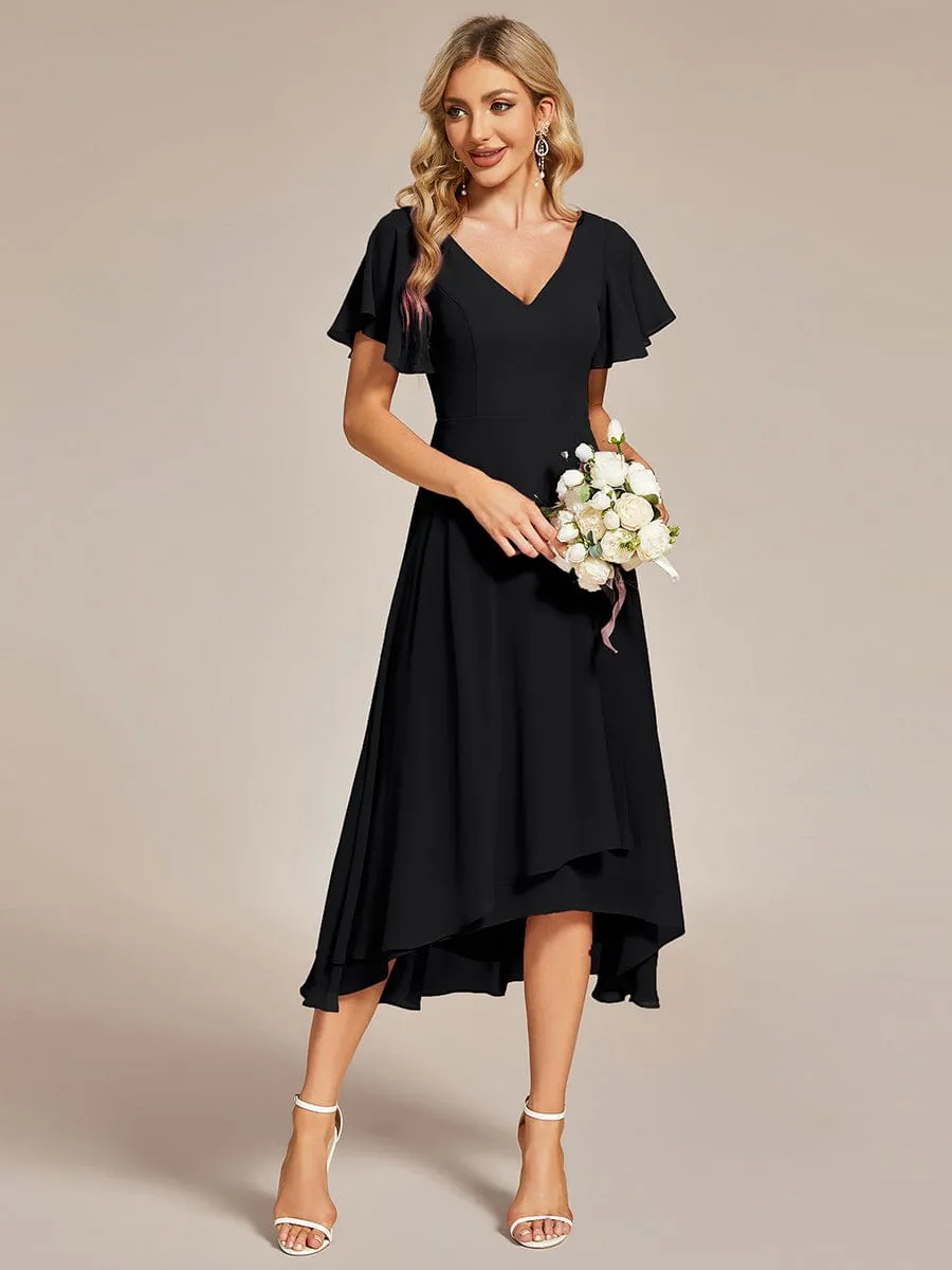 Beautiful Chiffon Dress for Wedding Guests