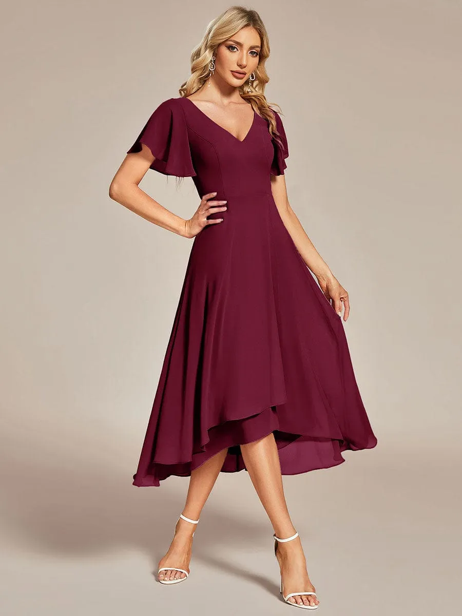 Beautiful Chiffon Dress for Wedding Guests