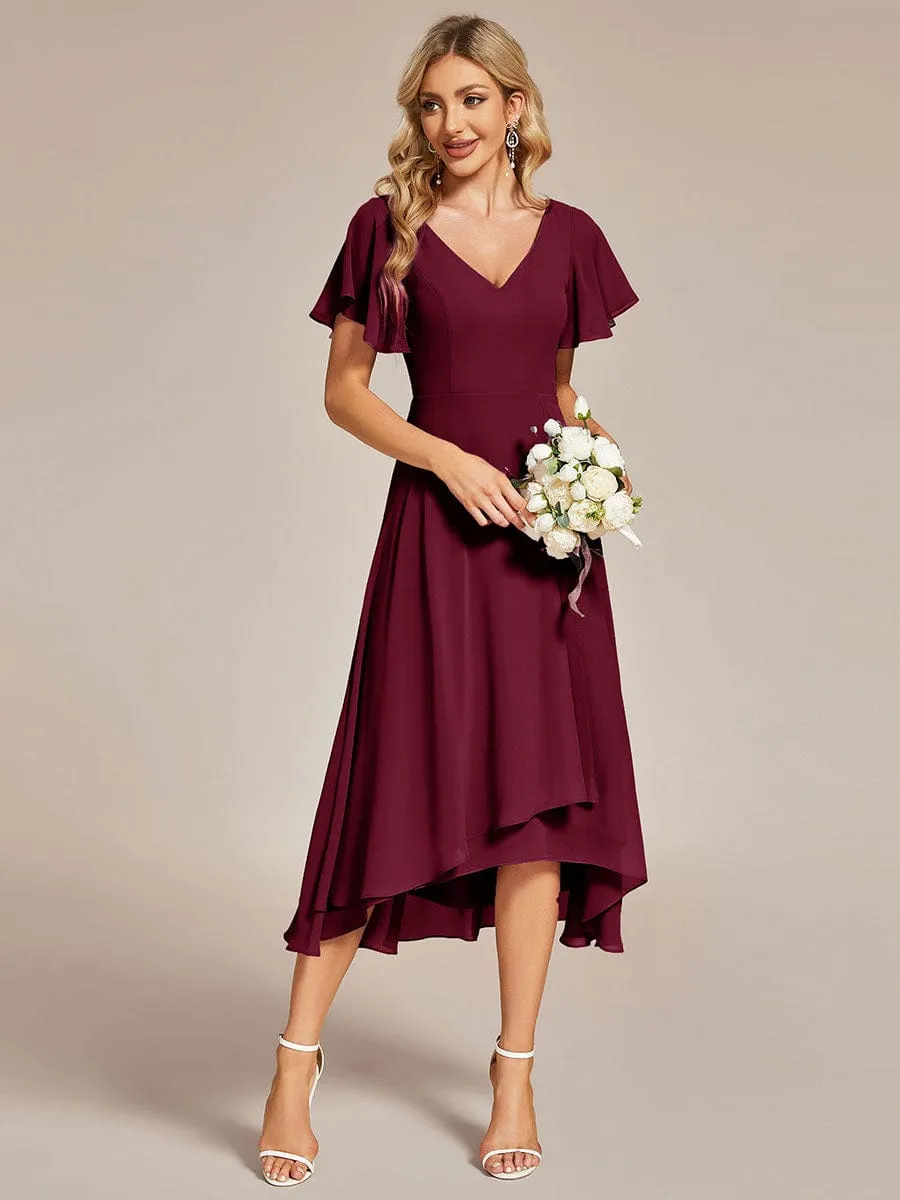 Beautiful Chiffon Dress for Wedding Guests