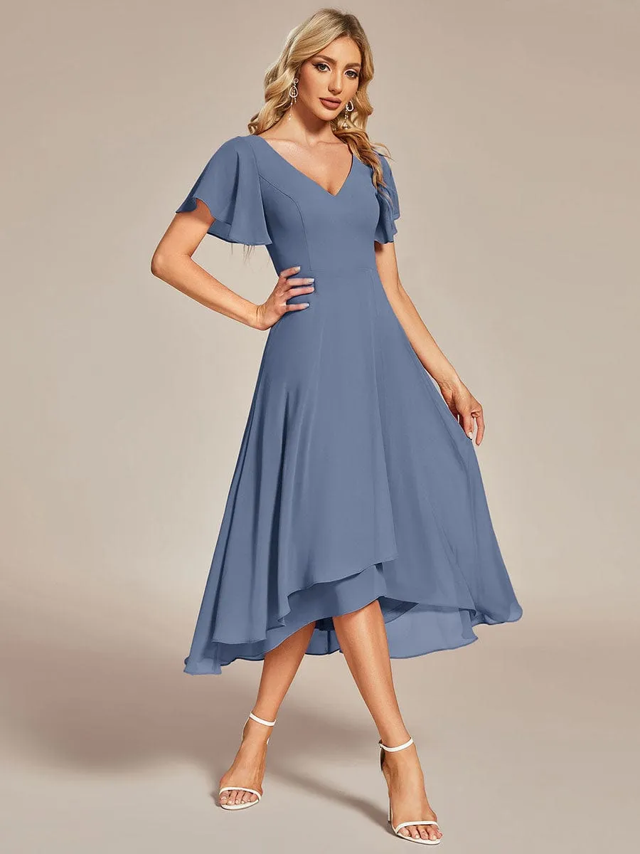 Beautiful Chiffon Dress for Wedding Guests