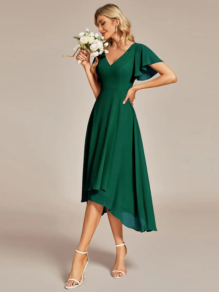 Beautiful Chiffon Dress for Wedding Guests