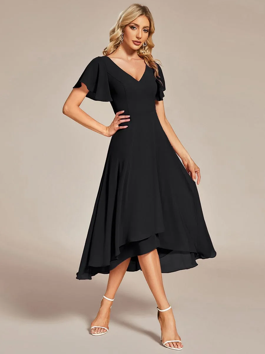 Beautiful Chiffon Dress for Wedding Guests