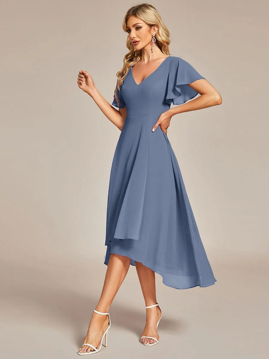 Beautiful Chiffon Dress for Wedding Guests