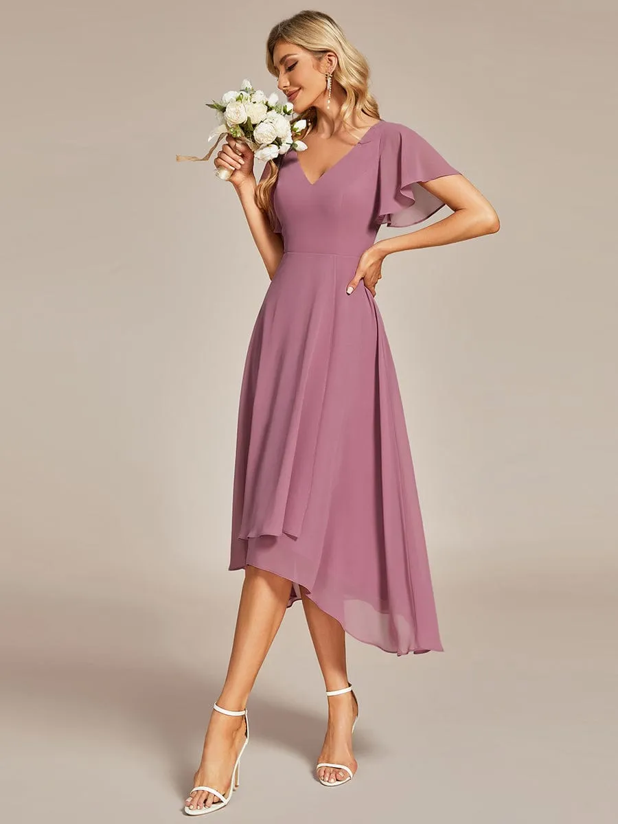 Beautiful Chiffon Dress for Wedding Guests