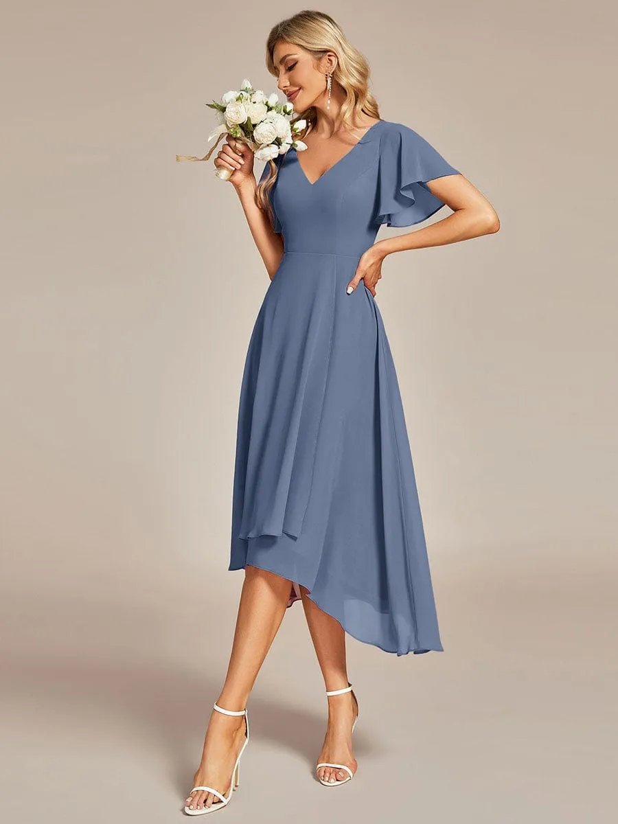Beautiful Chiffon Dress for Wedding Guests