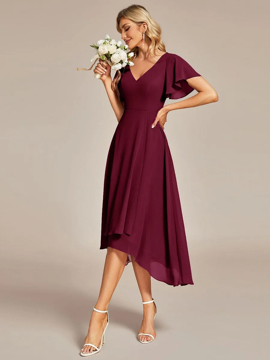 Beautiful Chiffon Dress for Wedding Guests