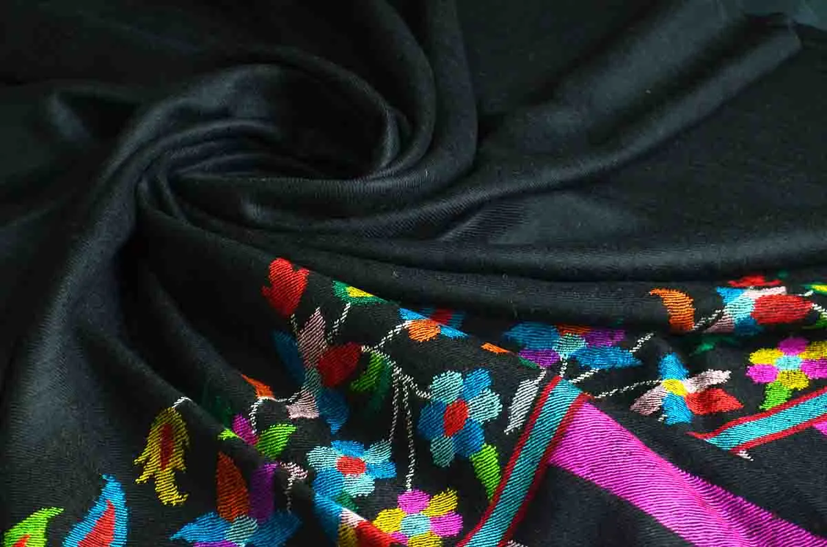 Black kani shawl-5040
