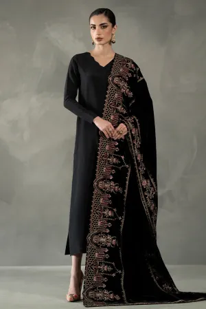 Black Velvet Shawl