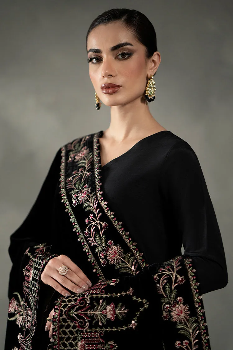 Black Velvet Shawl