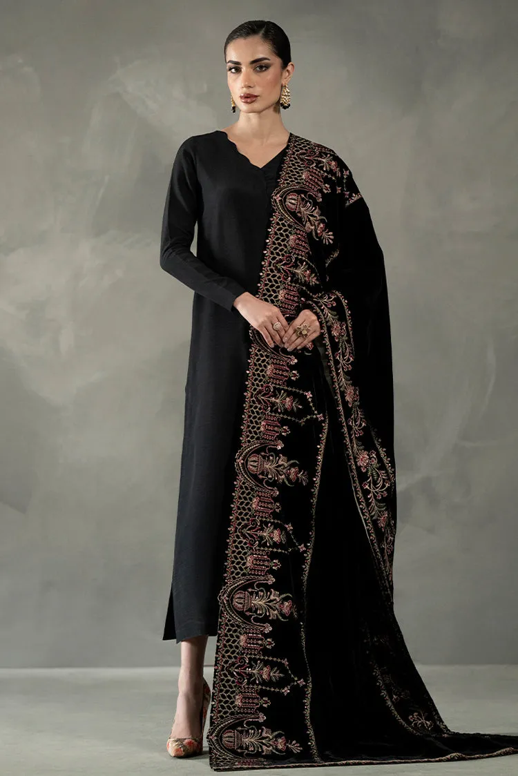 Black Velvet Shawl