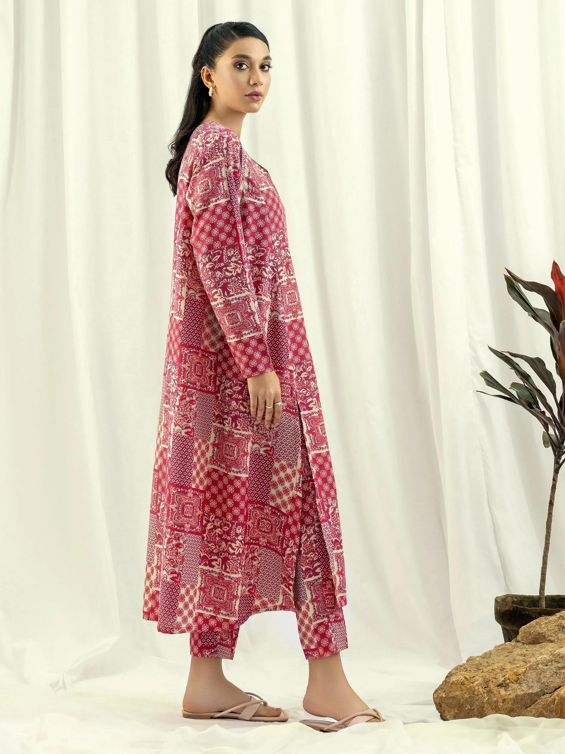 Cambric Shirt-Printed(Unstitched)