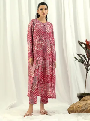 Cambric Shirt-Printed(Unstitched)