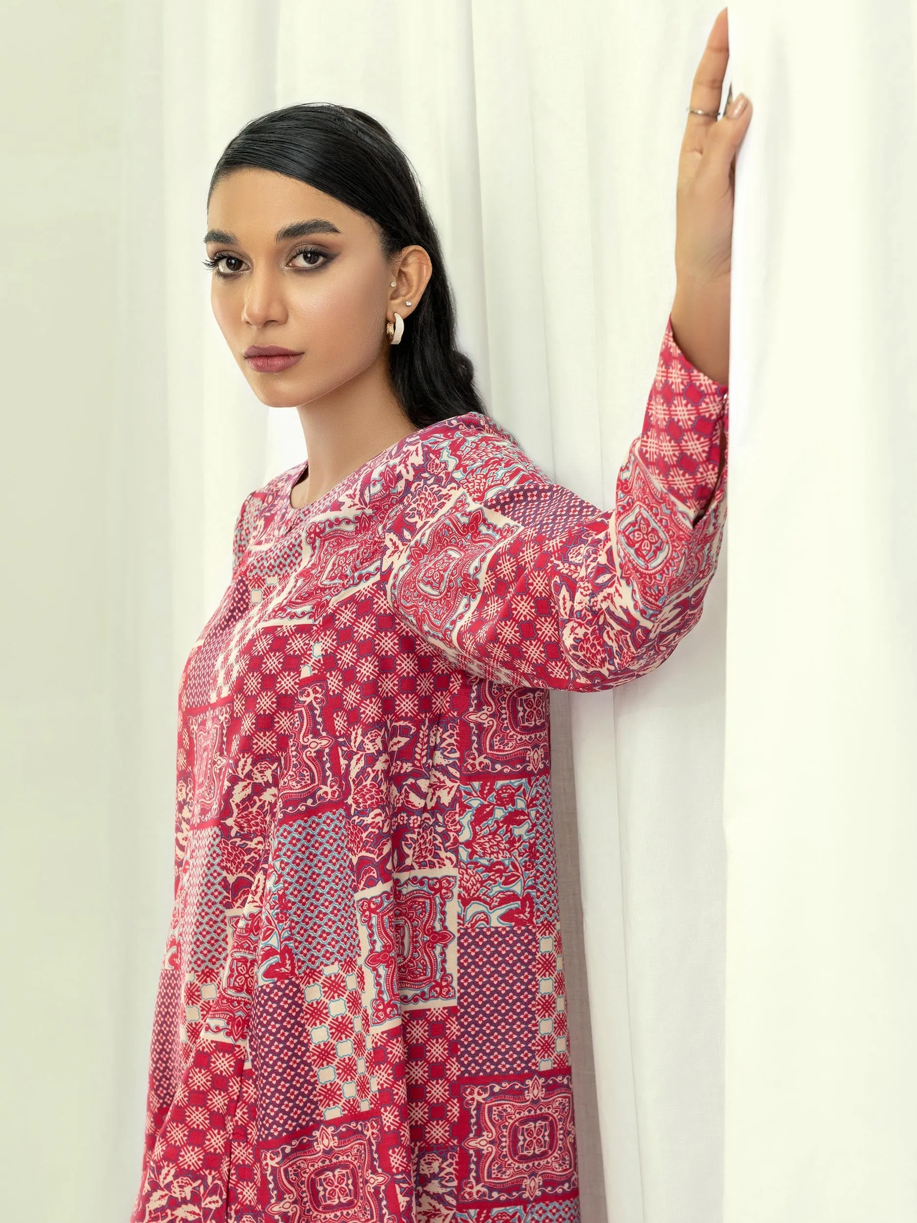 Cambric Shirt-Printed(Unstitched)
