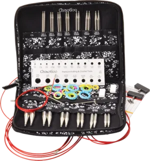ChiaoGoo TWIST Red Lace Complete Interchangeable Circular Needle Set - 13 cm (5") Tips
