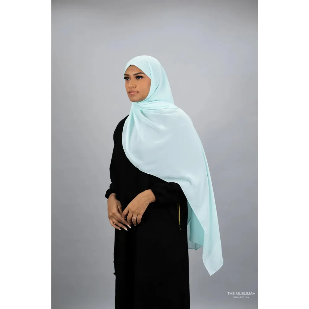 Chiffon Hijab (Mint Green)
