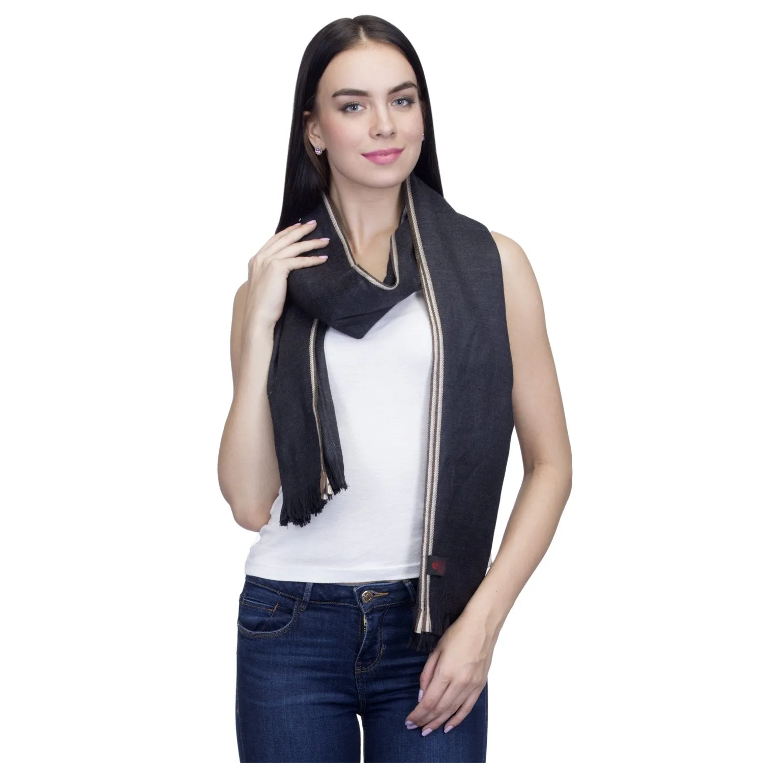 Classic Plain Woolen Shawl