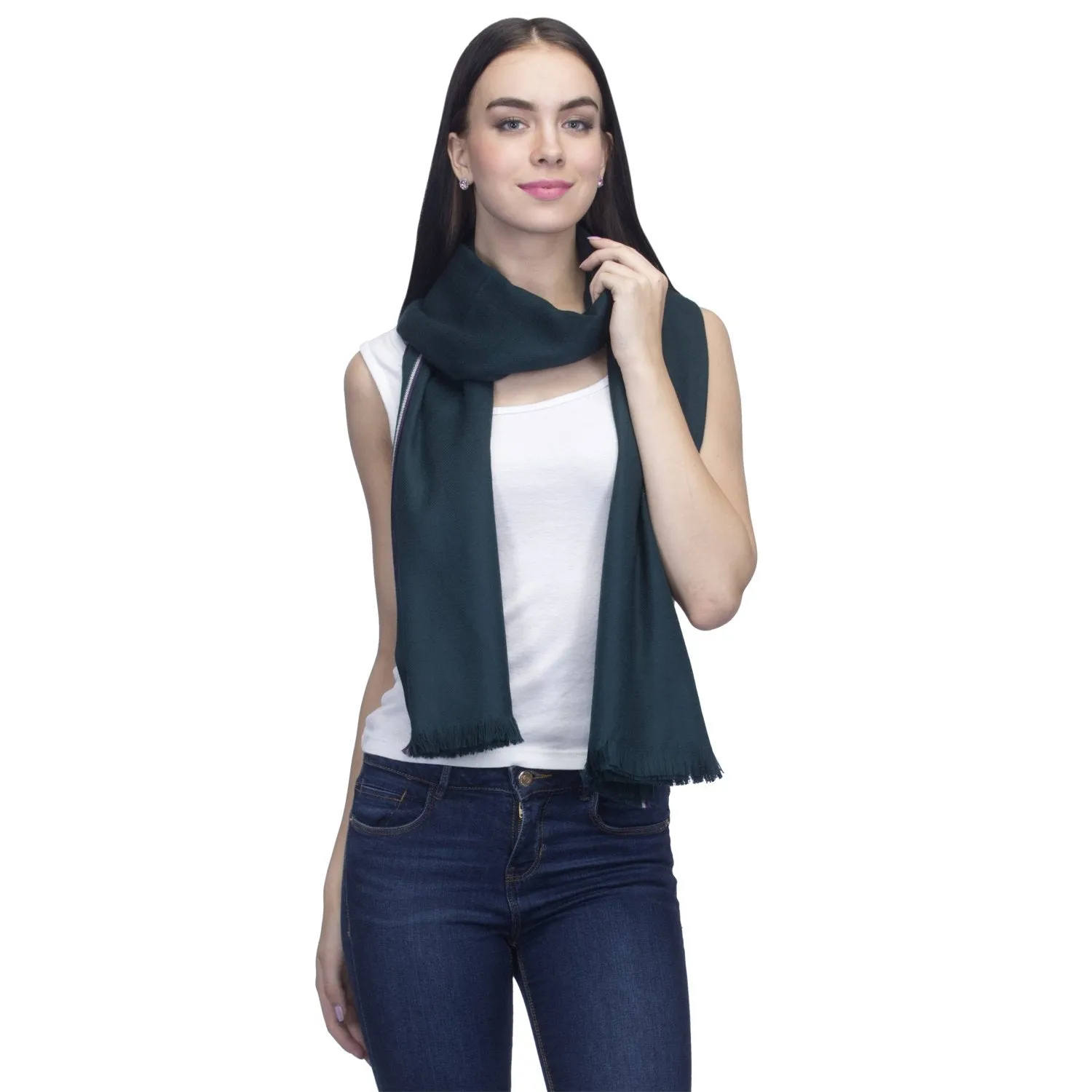 Classic Plain Woolen Shawl