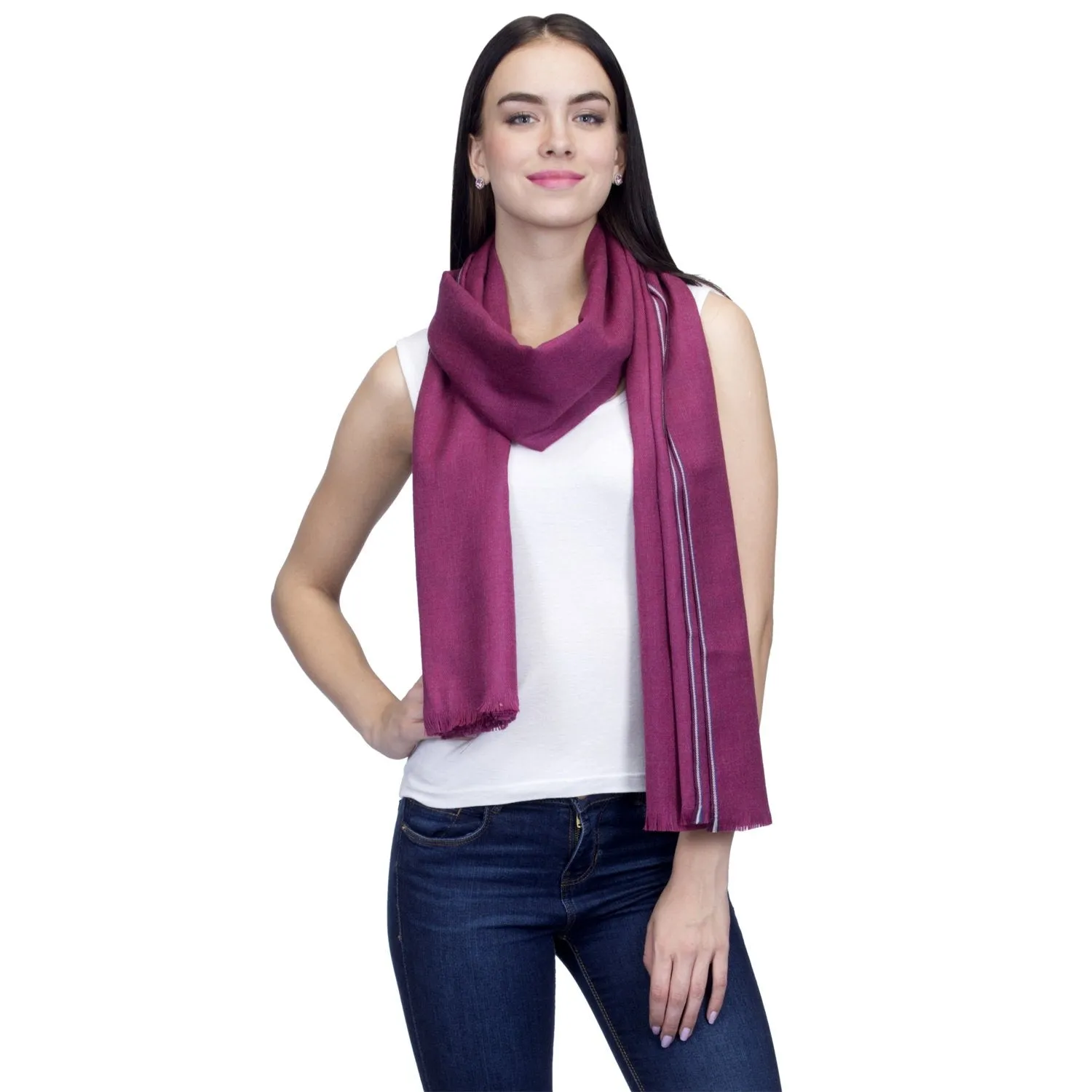Classic Plain Woolen Shawl