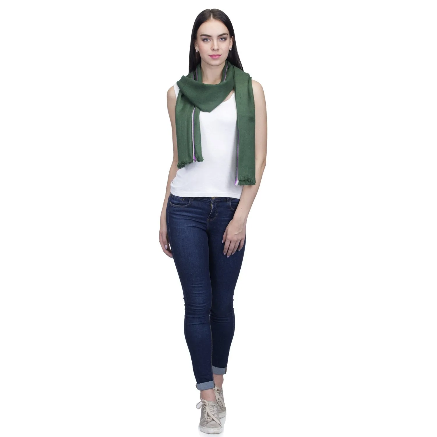 Classic Plain Woolen Shawl