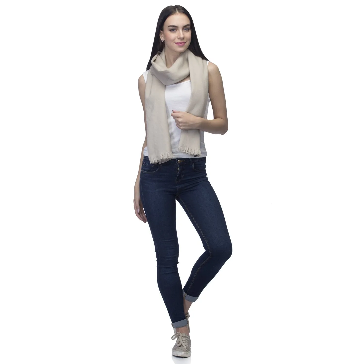 Classic Plain Woolen Shawl