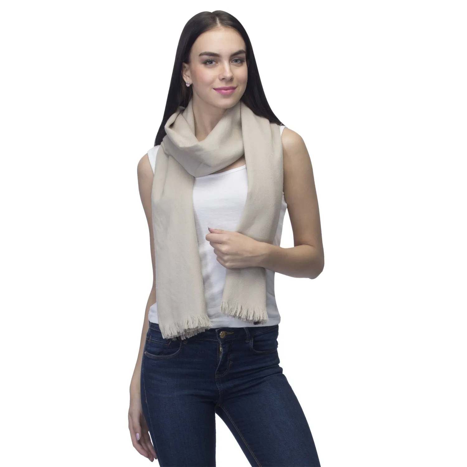 Classic Plain Woolen Shawl