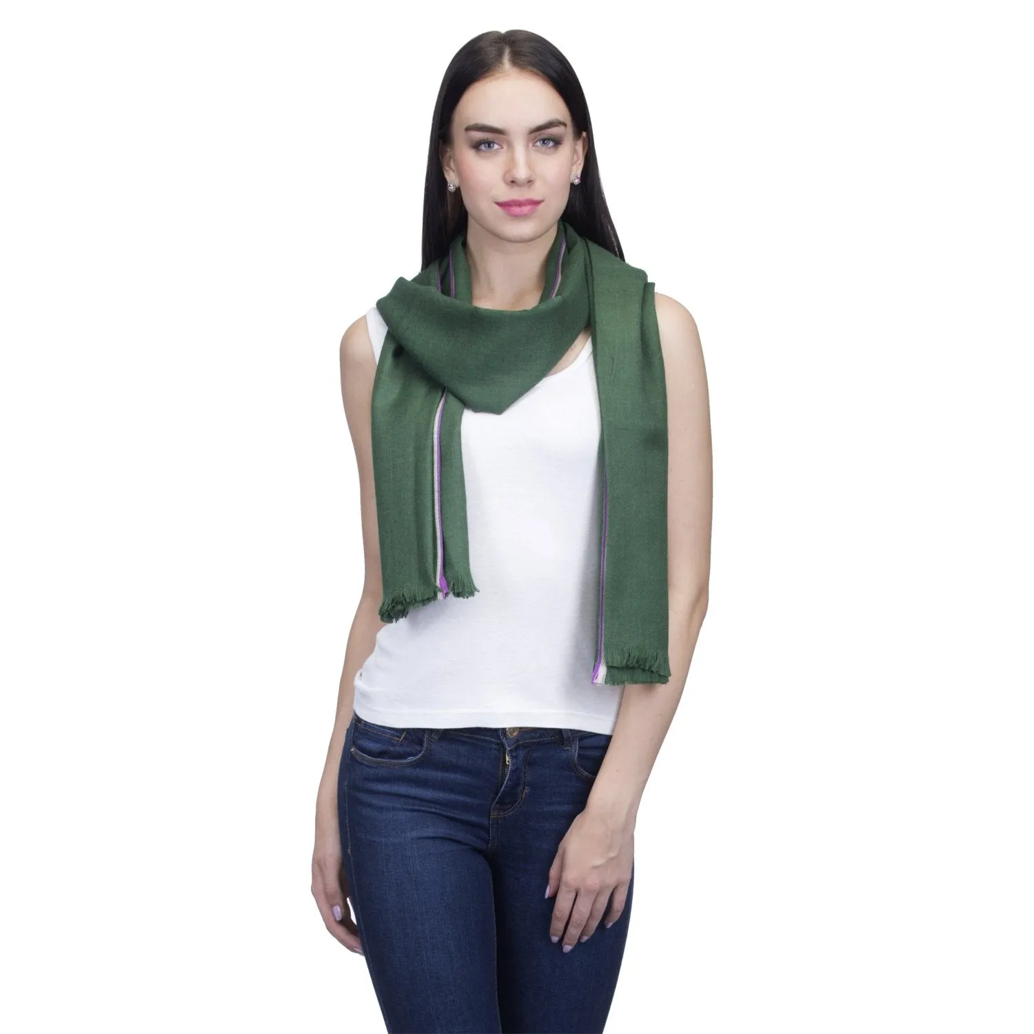 Classic Plain Woolen Shawl