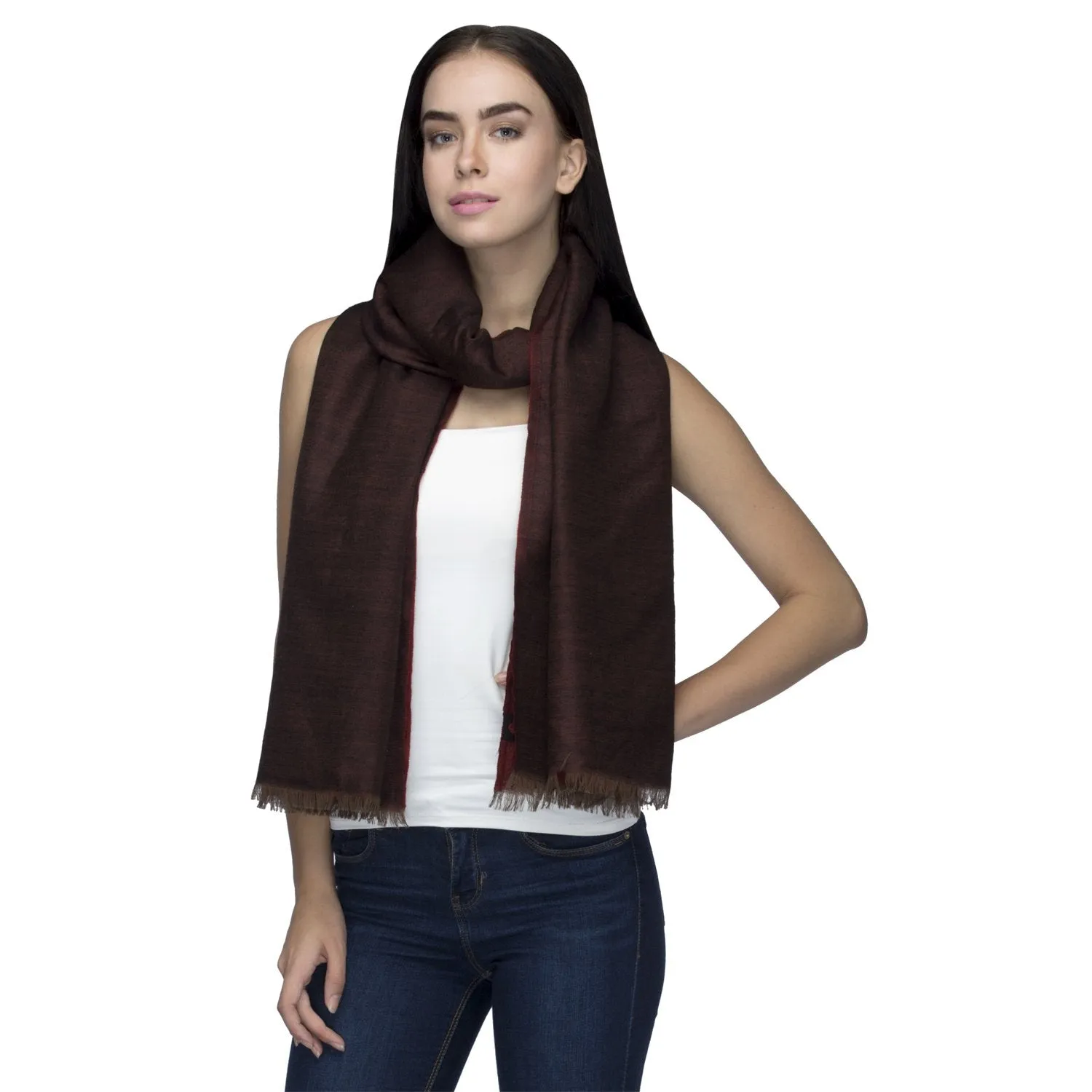 Classic Plain Woolen Shawl
