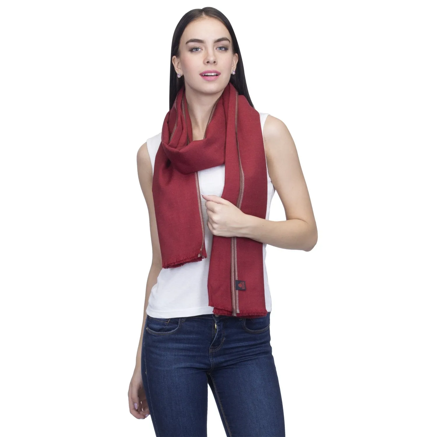 Classic Plain Woolen Shawl