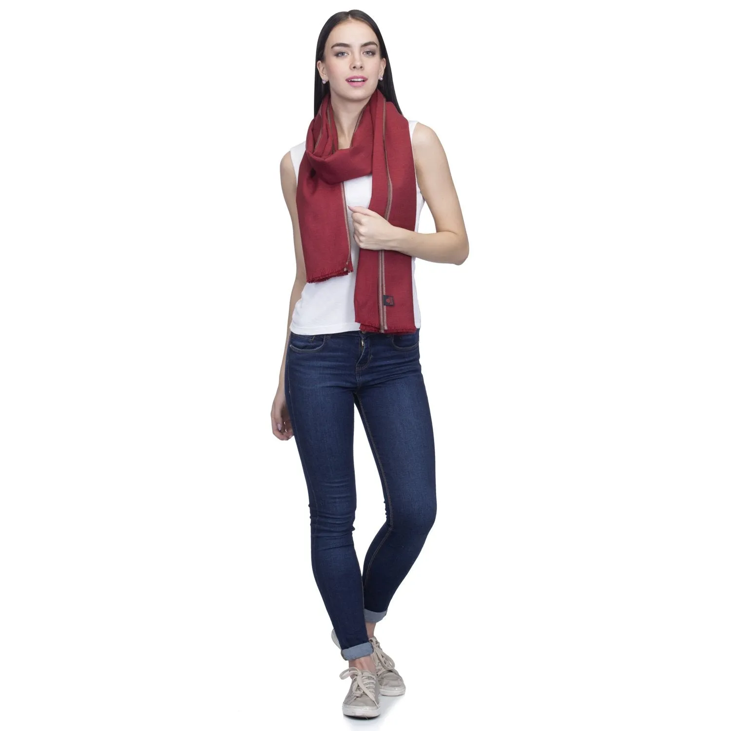 Classic Plain Woolen Shawl