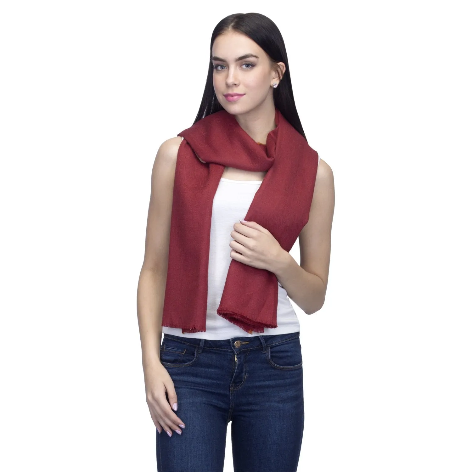 Classic Plain Woolen Shawl