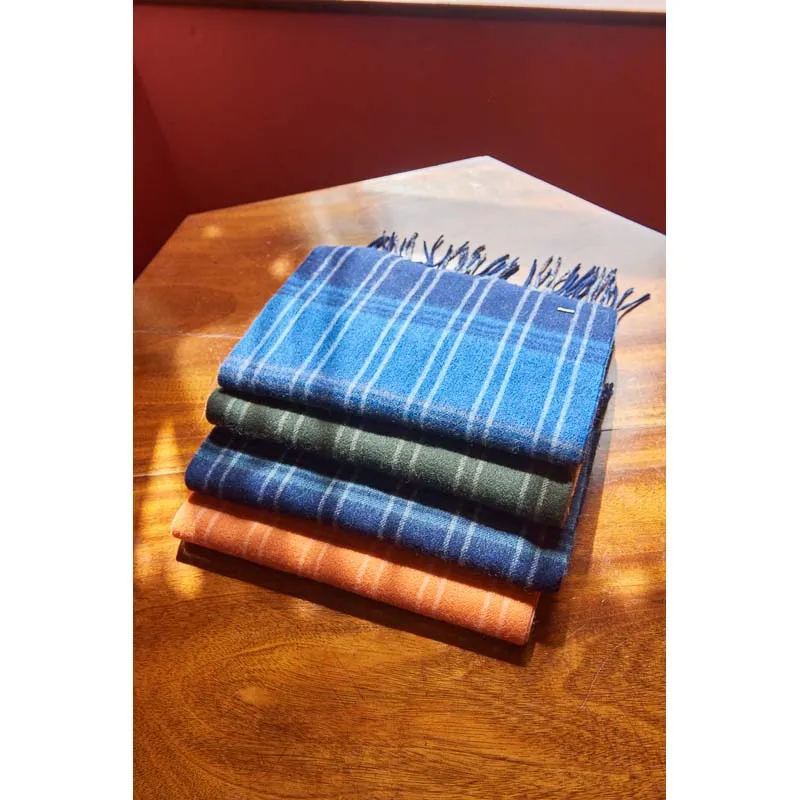 Dubarry Gleneagle Wool Scarf - Peacock Blue