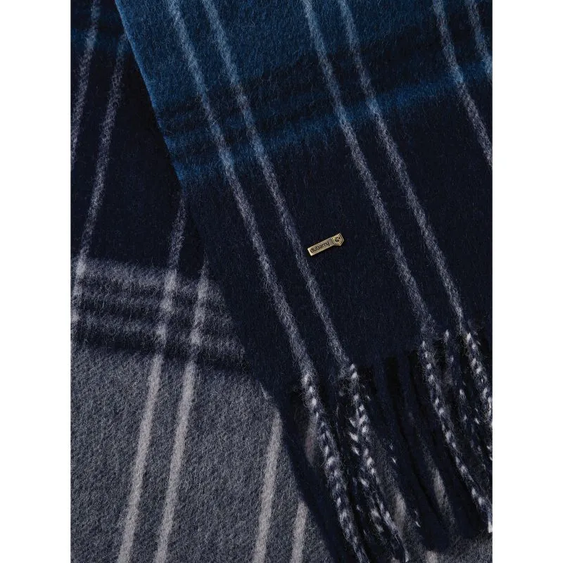 Dubarry Gleneagle Wool Scarf - Peacock Blue