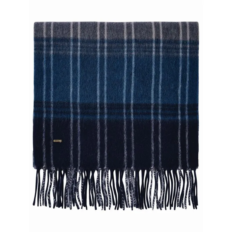 Dubarry Gleneagle Wool Scarf - Peacock Blue