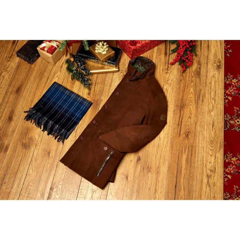 Dubarry Gleneagle Wool Scarf - Peacock Blue