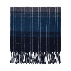 Dubarry Gleneagle Wool Scarf - Peacock Blue