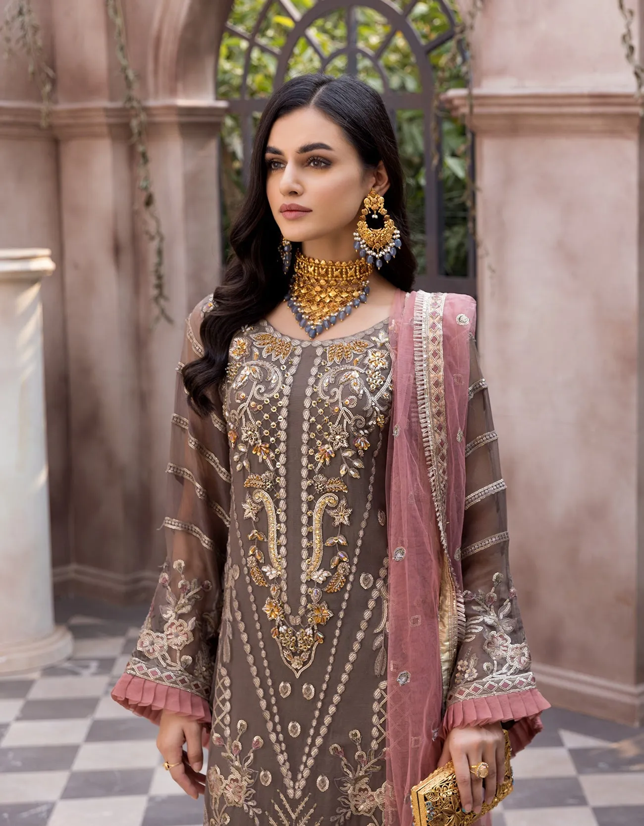 Emaan Adeel Le Festa Edit Chiffon Collection Vol-3 – LR-06