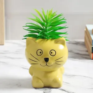 Ethereal Succulents Artificial Plant with Ceramic Pot | 6 inches