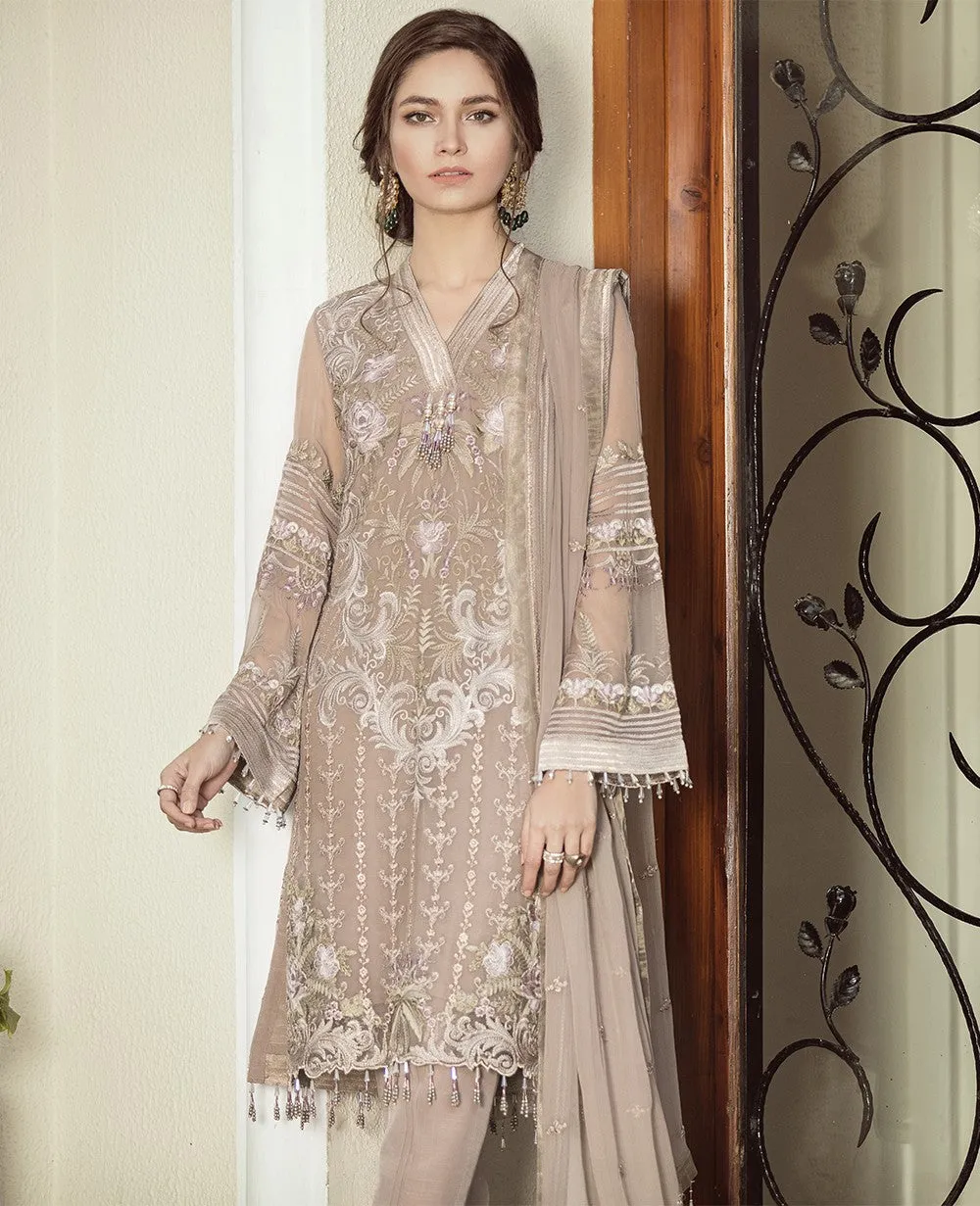 Flossie Embroidered Chiffon Lavish Luxury Edition – 05 Rose Dust