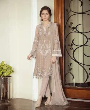Flossie Embroidered Chiffon Lavish Luxury Edition – 05 Rose Dust