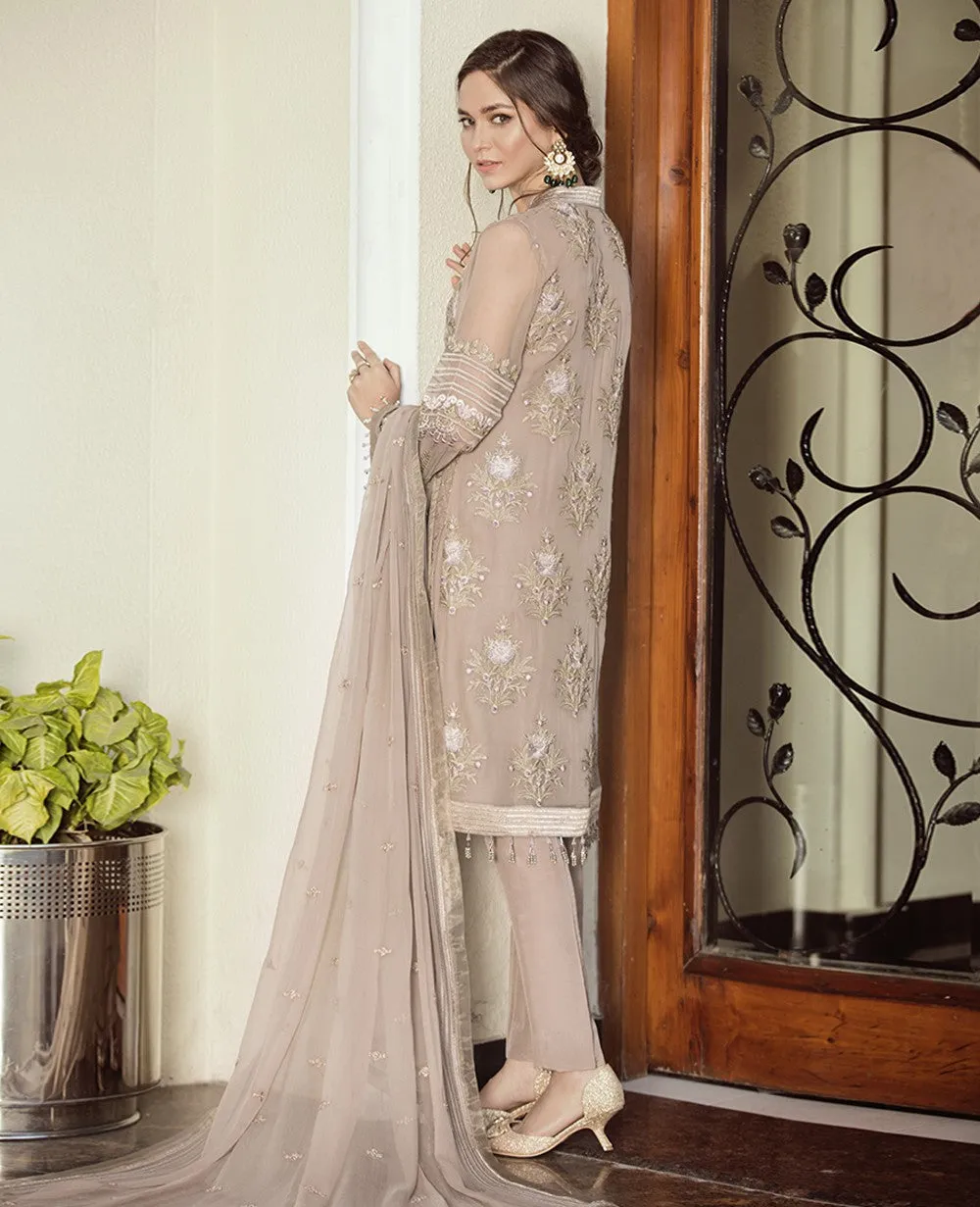 Flossie Embroidered Chiffon Lavish Luxury Edition – 05 Rose Dust