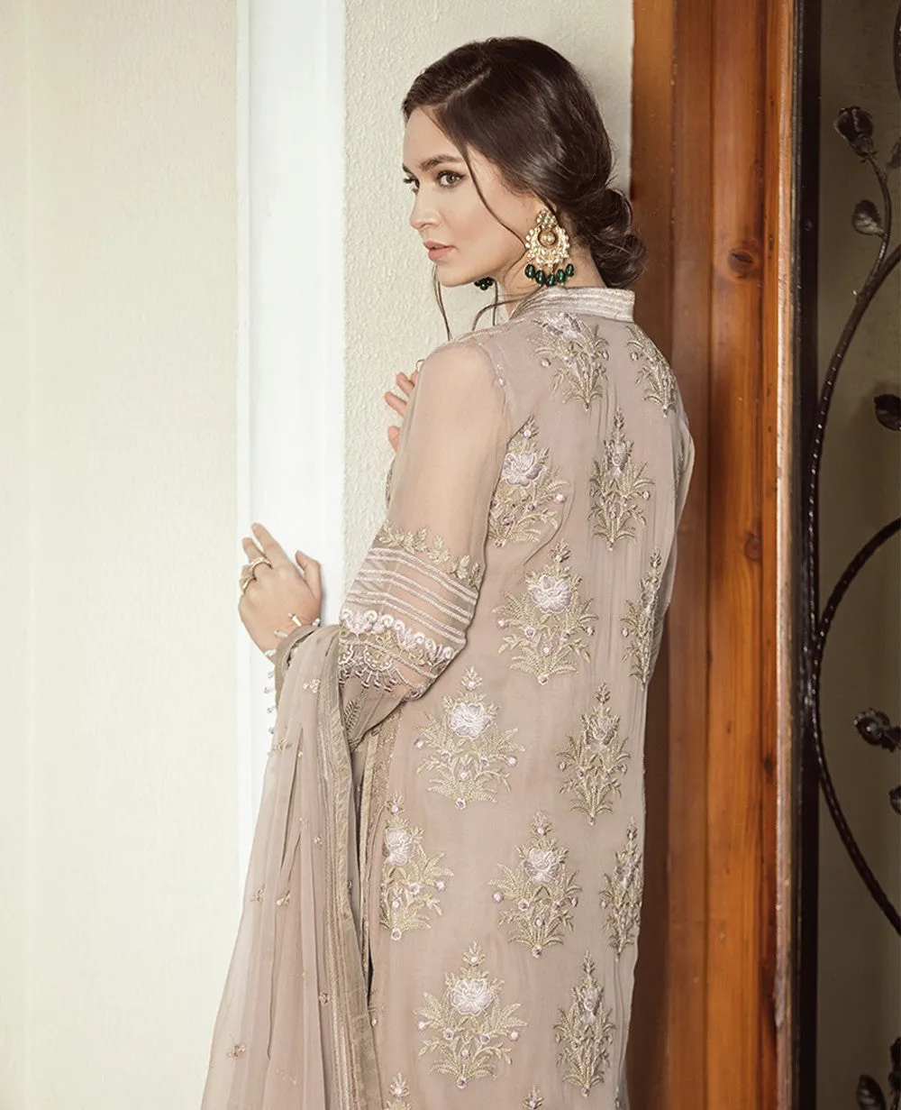 Flossie Embroidered Chiffon Lavish Luxury Edition – 05 Rose Dust