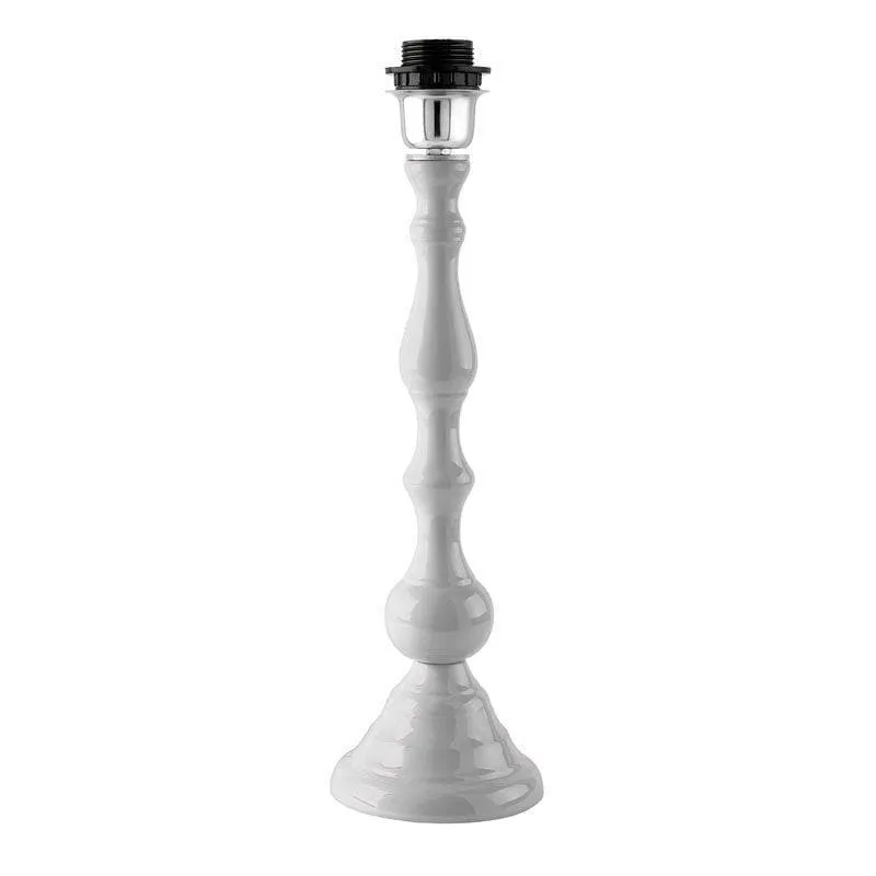 Graceful Gleam White Table Lamp - Ice