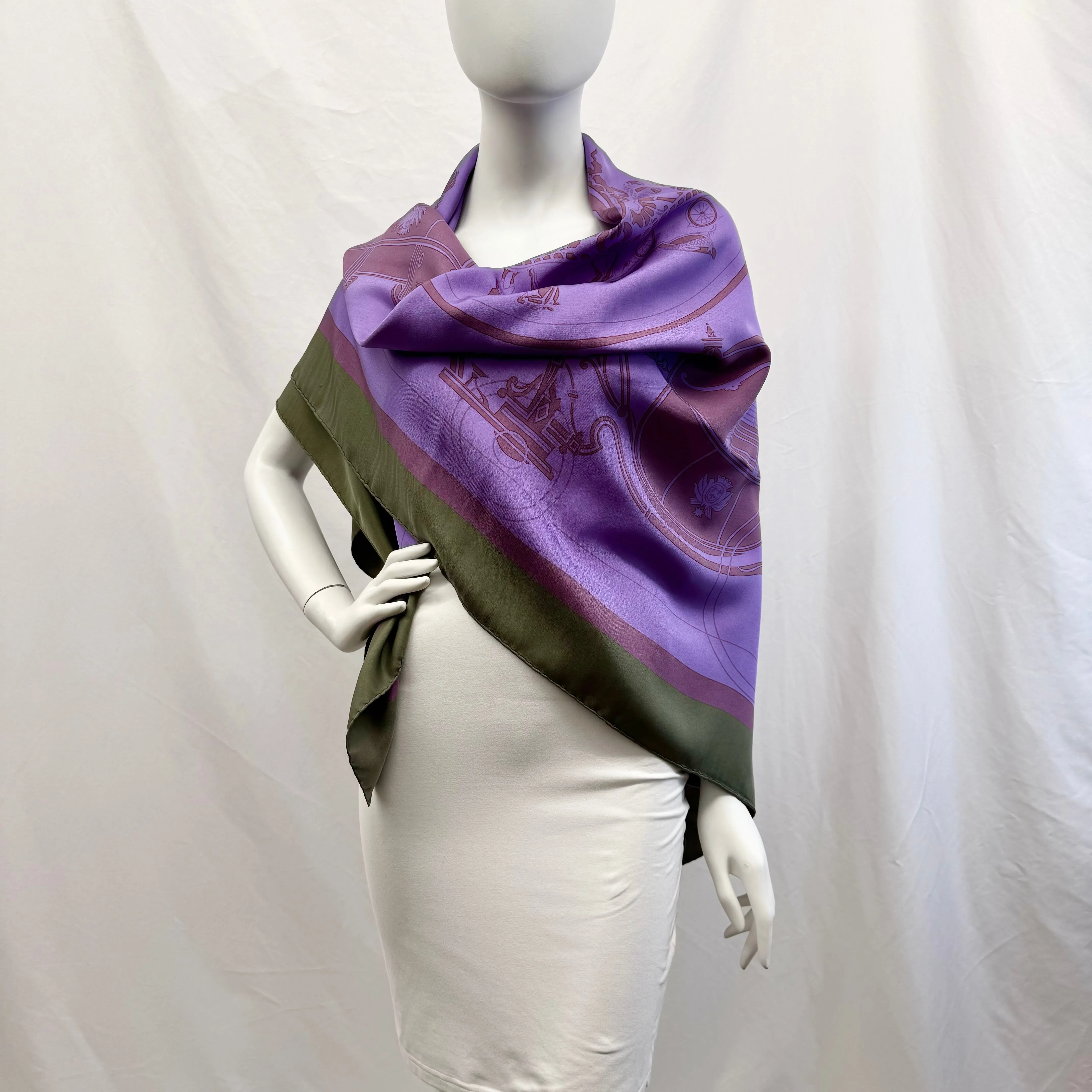Hermes "Surteint Dip Dye"  Shawl