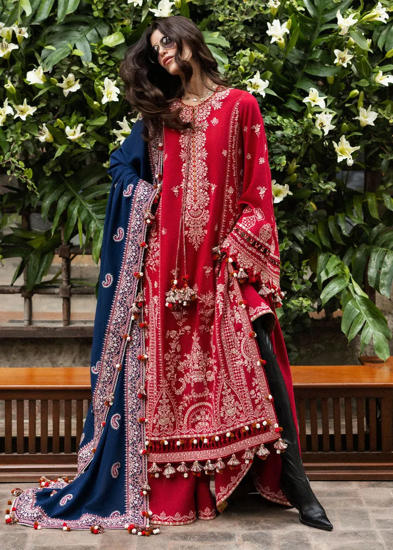 Hussain Rehar Unstitched 3 Piece Karandi A/W Collection'2024-Aman
