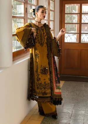 Hussain Rehar Unstitched 3 Piece Karandi A/W Collection'2024-Saage