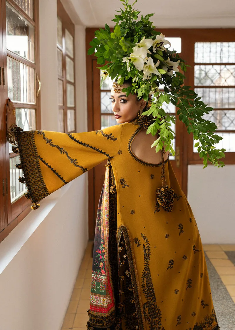 Hussain Rehar Unstitched 3 Piece Karandi A/W Collection'2024-Saage