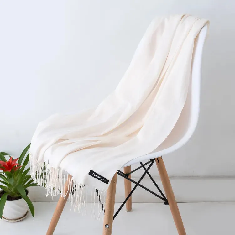 Long Warm Cashmere Hijab Scarf for Muslims