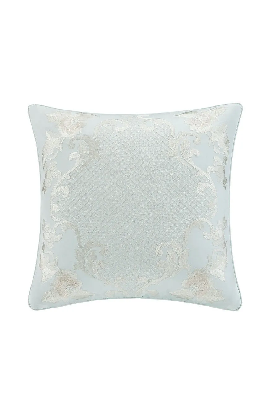 Mantones De Manila Bordered Decorative Square Pillow
